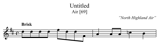 Untitled - staff notation