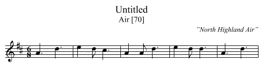 Untitled - staff notation