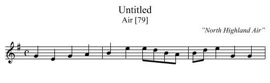 Untitled - staff notation