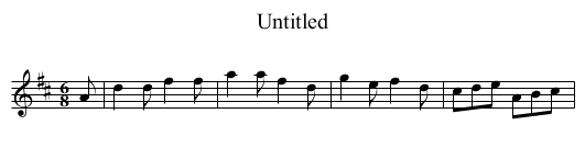 Untitled - staff notation