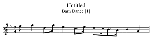 Untitled - staff notation