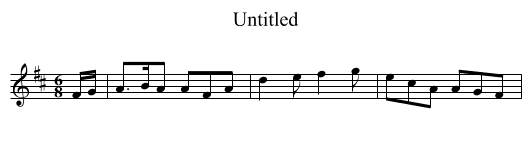 Untitled - staff notation