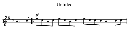 Untitled - staff notation