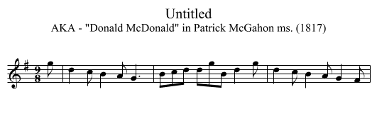 Untitled - staff notation
