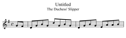 Untitled - staff notation