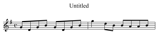 Untitled - staff notation