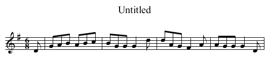 Untitled - staff notation