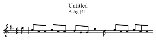 Untitled - staff notation