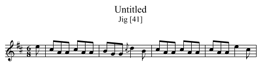 Untitled - staff notation