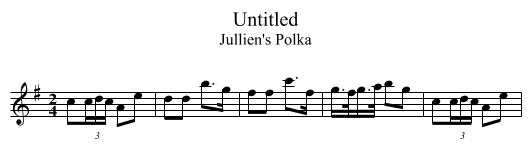 Untitled - staff notation