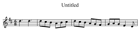 Untitled - staff notation