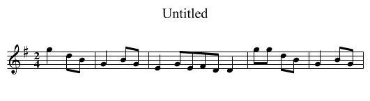 Untitled - staff notation