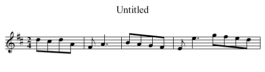 Untitled - staff notation