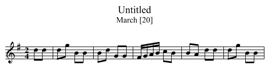 Untitled - staff notation