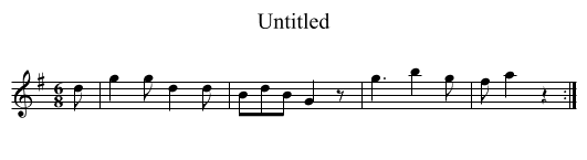 Untitled - staff notation