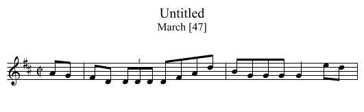 Untitled - staff notation