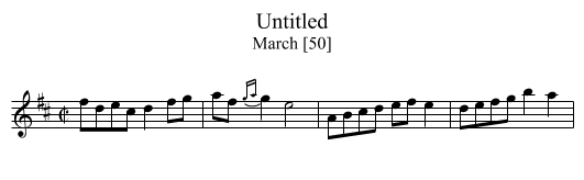 Untitled - staff notation
