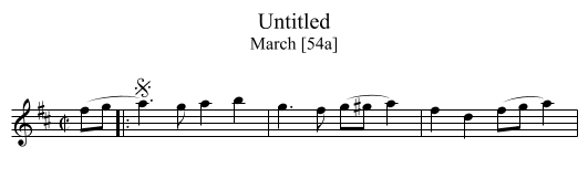 Untitled - staff notation