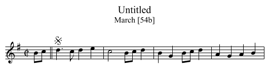Untitled - staff notation