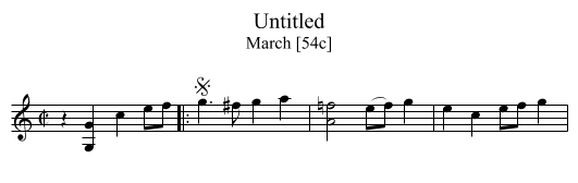 Untitled - staff notation