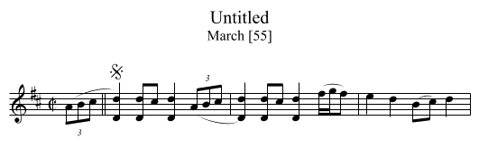 Untitled - staff notation