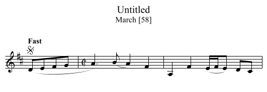 Untitled - staff notation