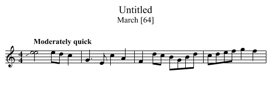 Untitled - staff notation