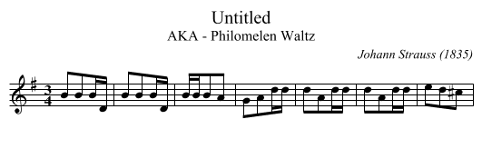 Untitled - staff notation