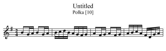 Untitled - staff notation