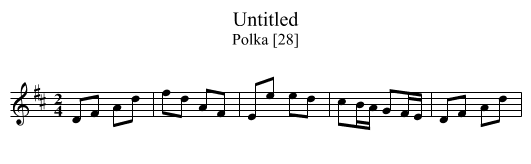 Untitled - staff notation
