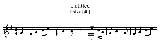 Untitled - staff notation