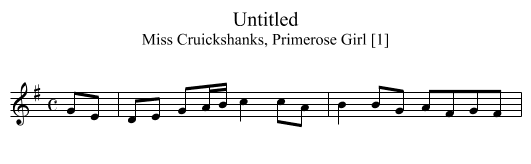 Untitled - staff notation