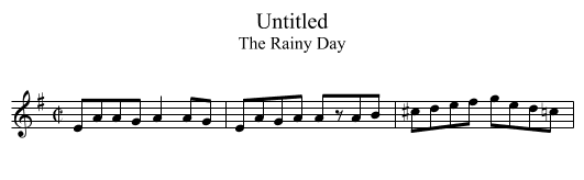 Untitled - staff notation