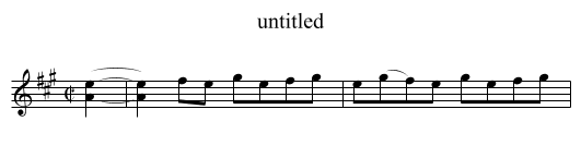 untitled - staff notation