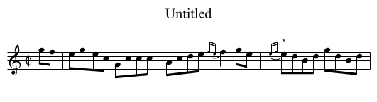 Untitled - staff notation