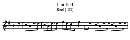 Untitled - staff notation