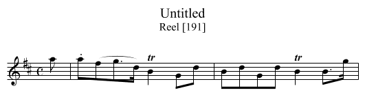 Untitled - staff notation