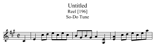 Untitled - staff notation