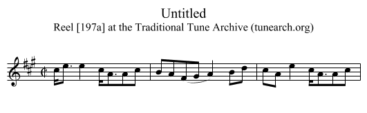 Untitled - staff notation