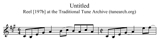 Untitled - staff notation