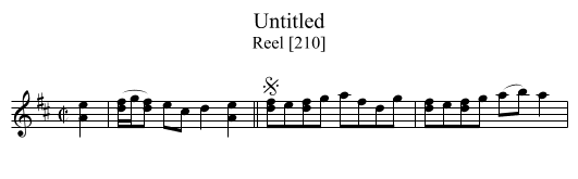 Untitled - staff notation