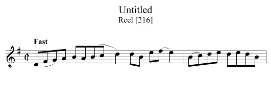 Untitled - staff notation