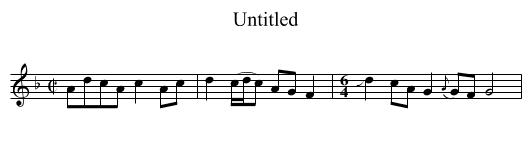 Untitled - staff notation
