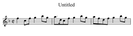 Untitled - staff notation