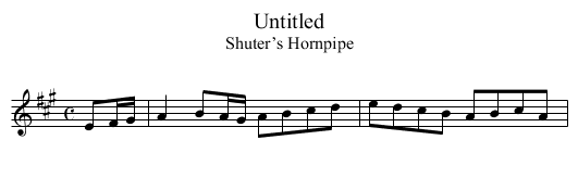 Untitled - staff notation