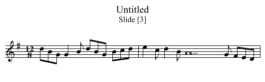 Untitled - staff notation