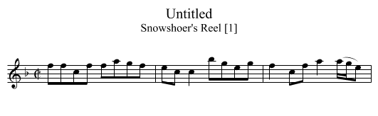 Untitled - staff notation
