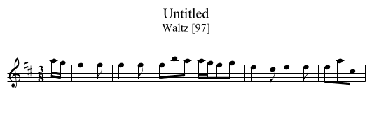 Untitled - staff notation