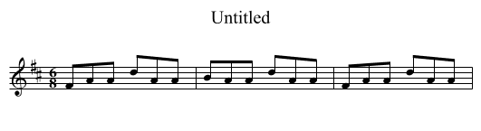 Untitled - staff notation