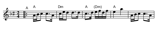 Unzer Toyrele [A] - staff notation
